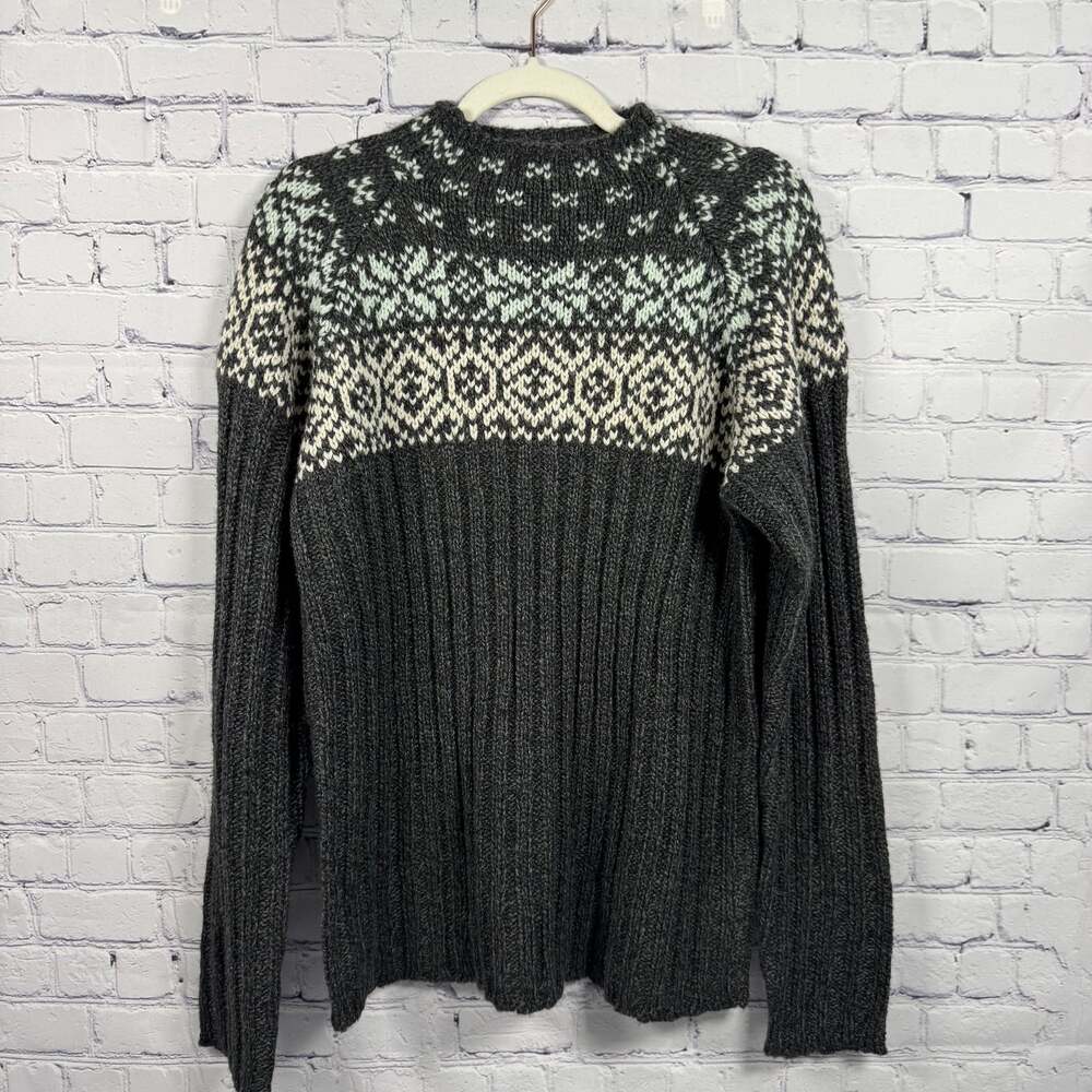 Vintage Susquehanna Trail Outfitters Womens Knit Fair Isle Sweater Size L